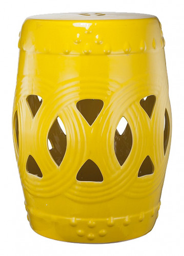 керамический столик-табурет fence stool yellow во Владикавказе