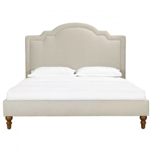 кровать двуспальная 120х200 бежевая cassis upholstered во Владикавказе
