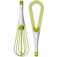Венчик складной 2-в-1 twist™ белый-зеленый