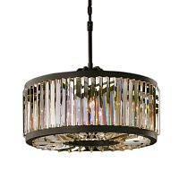 люстра welles round d50 черная, прозрачное стеко во Владикавказе