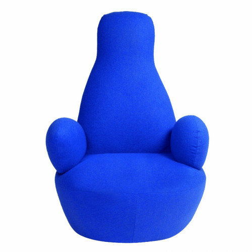 кресло bottle chair синее во Владикавказе