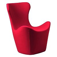 кресло papilio lounge chair красное во Владикавказе