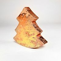 украшение новогоднее ель золотая golden tree, 15х14х2,5 см во Владикавказе