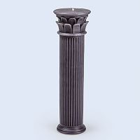 Свеча высокая синяя Hestia Column