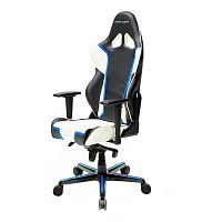 кресло геймерское dxracer racing черно-бело-синее во Владикавказе