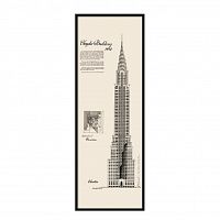 постер chrysler building черный во Владикавказе