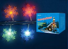 светодиодная гирлянда «снежинки-3» 700см (07936) uniel uld-s0700-050/dta multi ip20 snowflakes-3 во Владикавказе