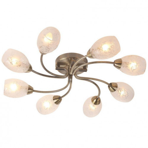 потолочная люстра idlamp carmina 201/8pf-oldbronze во Владикавказе