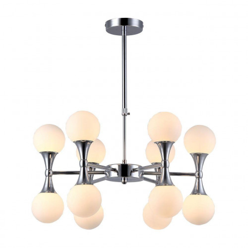 подвесная люстра arte lamp a9162lm-12cc белая во Владикавказе