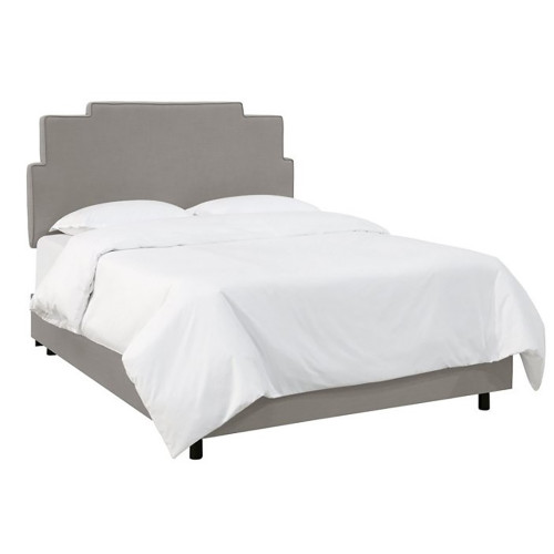 кровать двуспальная 180х200 серая paxton gray linen во Владикавказе