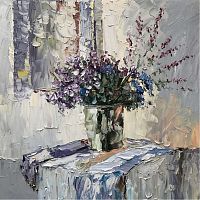 картина маслом сине-фиолетовый во Владикавказе