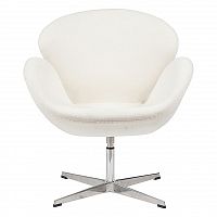 кресло swan chair белое во Владикавказе