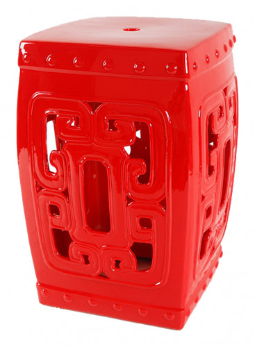 керамический столик-табурет oriental stool red во Владикавказе