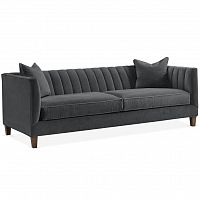 диван penelope sofa прямой серый во Владикавказе