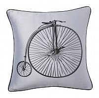 подушка с ретро-велосипедом retro bicycle grey во Владикавказе