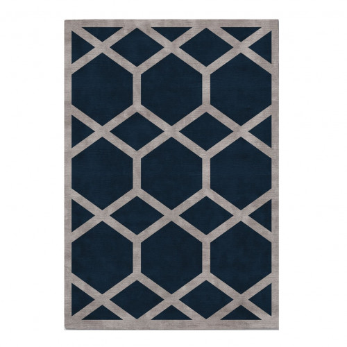 ковер ahston blue 240x340 синий во Владикавказе