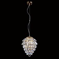 подвесной светильник crystal lux charme sp3+3 led gold/transparent во Владикавказе