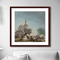 картина: saint isidore's day at the saint's hermitage, 1799г. во Владикавказе