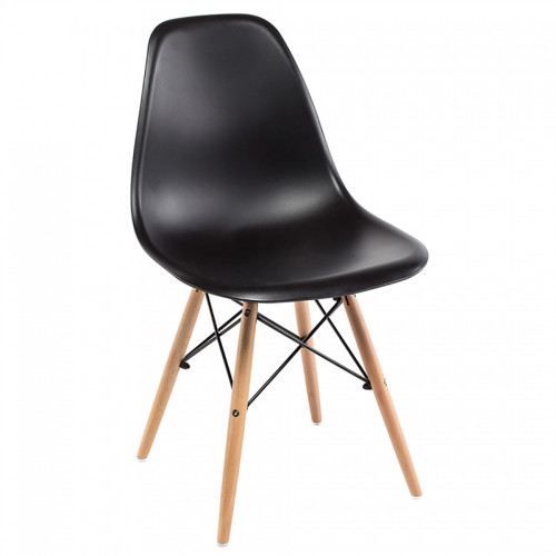 стул деревянный eames pc-015 black во Владикавказе