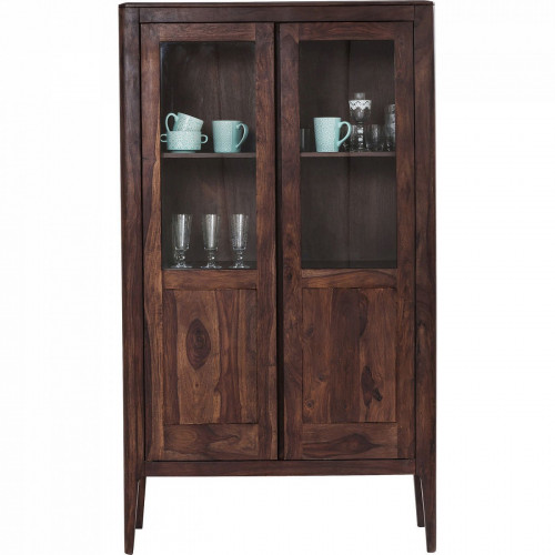 шкаф-витрина brooklyn walnut коричневый 100x40 во Владикавказе