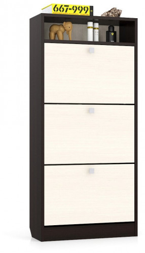 тумба для обуви мд-3, цвет венге/дуб во Владикавказе