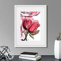 картина: himalaya plants pink-flower on white i, 1869г. во Владикавказе