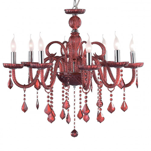 подвесная люстра ideal lux giudecca sp8 rosso во Владикавказе