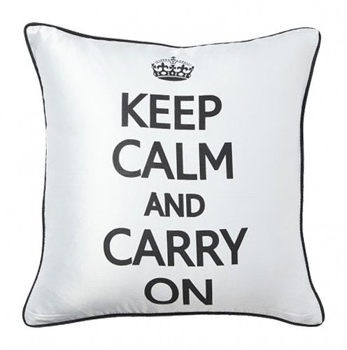 подушка с надписью keep calm and carry on во Владикавказе