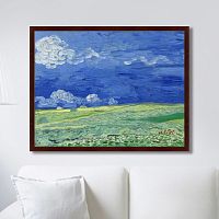 картина: wheatfields under thunderclouds, 1890г. во Владикавказе