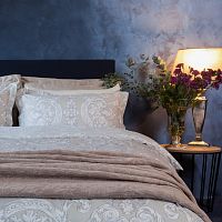 комплект постельного белья decoflux сатин евро victoria ivory во Владикавказе