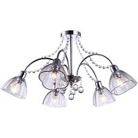 потолочная люстра arte lamp silenzio a9559pl-5cc хром во Владикавказе