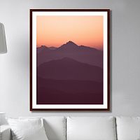 картина: sunset view во Владикавказе