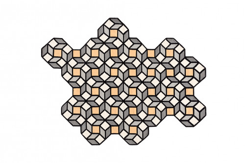 ковер parquet rhomb yellow 314x195 от gan во Владикавказе