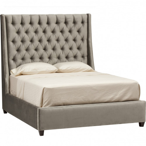 кровать двуспальная 160х200 серая emerald tower во Владикавказе