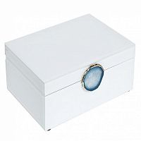 шкатулка для украшений белая 28x10x20 см во Владикавказе