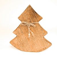 украшение новогоднее ель деревянная wooden tree, 23х23х2,5 см во Владикавказе