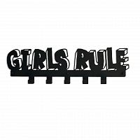 Вешалка GIRLS RULE черная