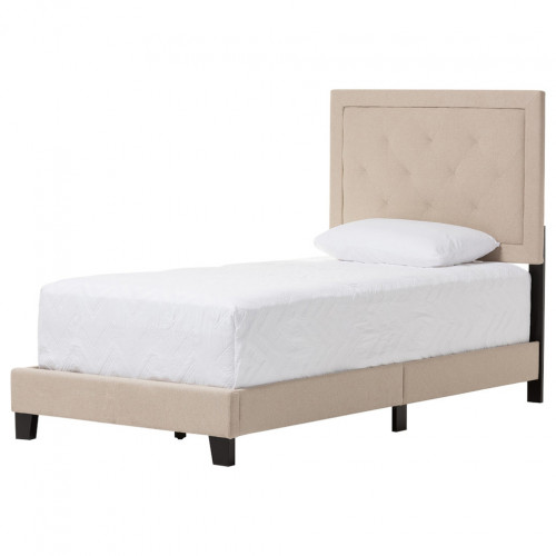 кровать paris linen upholstered beige 140х200 во Владикавказе