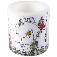 Свеча большая Moomin Счастливое семейство, 8 см