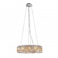 подвесная люстра crystal lux lirica sp10 d610 chrome во Владикавказе