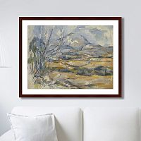 картина: montagne sainte-victoire, 1890г. во Владикавказе