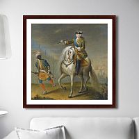 картина: empress elizaveta petrovna on horseback, 1745г. во Владикавказе