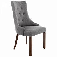 стул деревянный elegance dark walnut / fabric grey во Владикавказе