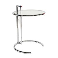 стол журнальный eileen gray style cocktail table e-1027 прозрачный во Владикавказе