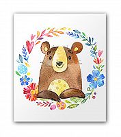 Постер Медведь А4