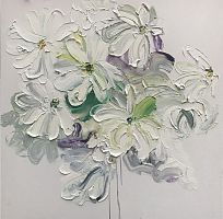 картина маслом превосходные ромашки 100*100 см. во Владикавказе