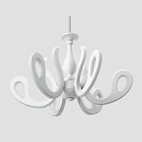 потолочная светодиодная люстра ambrella light orbital classic fk81/6 wh 292w d640 белая во Владикавказе