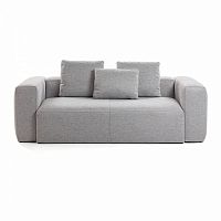 диван blok sofa 2 светло-серый от la forma (ex julia grup) во Владикавказе