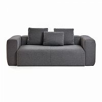 диван blok sofa 2 темно-серый от la forma (ex julia grup) во Владикавказе