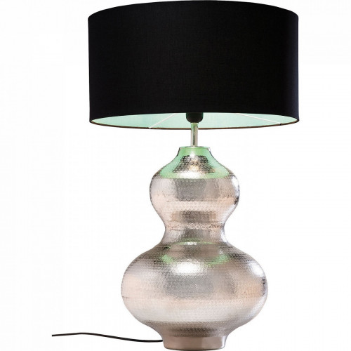 лампа настольная hammered черная на серебристом основании во Владикавказе